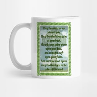 Green Irish Blessing Mug